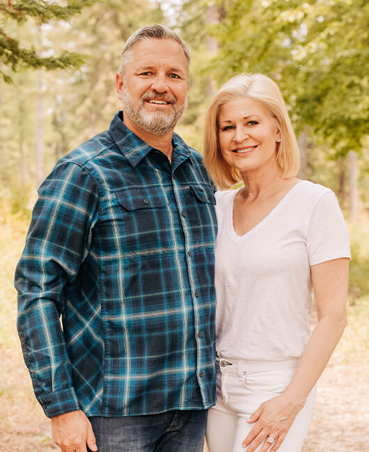 April Becker and her husband